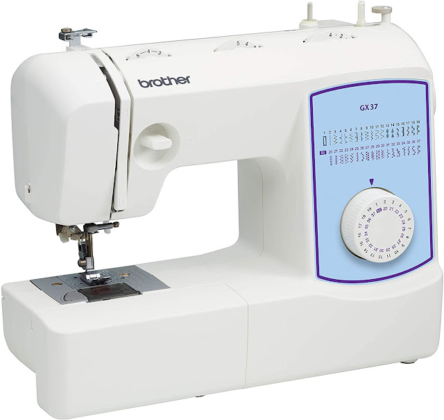 Brother Sewing Machine, GX37, 37 Built-in Stitches, 6 Included Sewing Feet