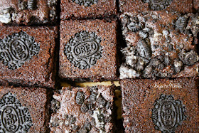 Patchwork of Oreo Overload Brownies