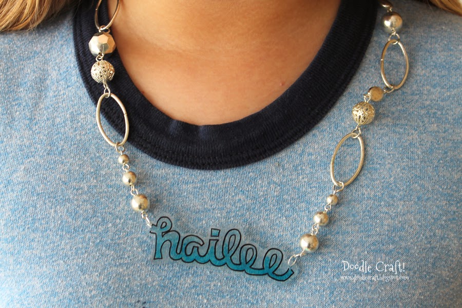 Holographic Shrink Plastic Jewelry with Cricut - Happiness is Homemade