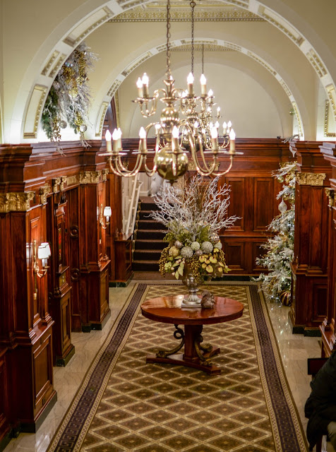 lobby of Hay-Adams Hotel