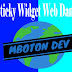 Pasang Sticky Widget Web Dan Blogger