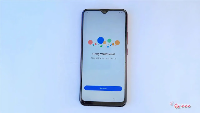 congratulation ! your device is ready to use Vivo phone started after hard reset