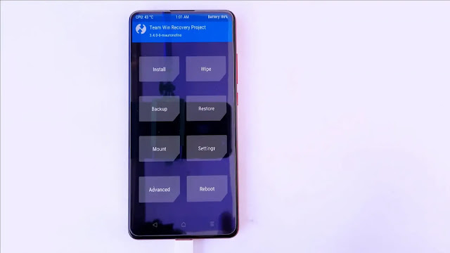 twrp recovery on our k20 pro k20 pro on twrp recovery