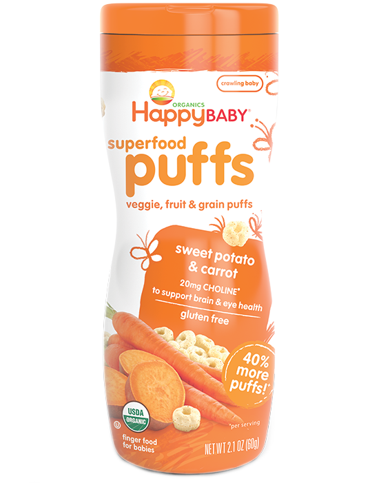 Happy Babies Shop Sweet Potatoes Puffs