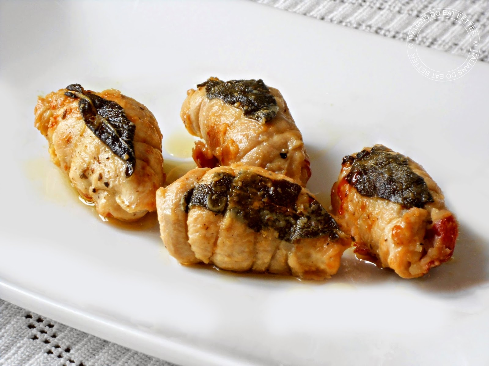 INVOLTINI DI POLLO CON PROSCIUTTO E FORMAGGIO ITALIANS DO EAT BETTER