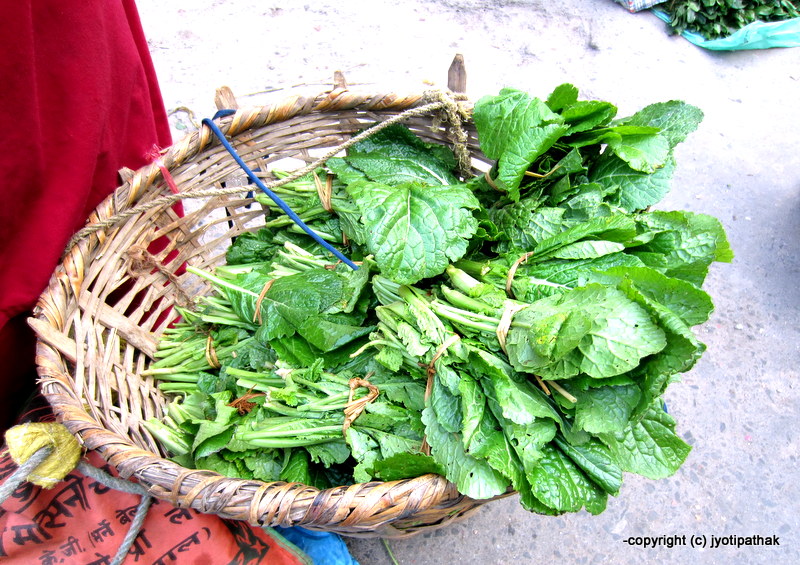 Taste of Nepal Raayo ko Saag (Mustard Greens)