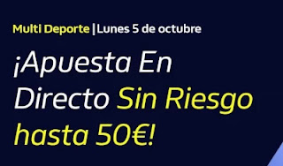 william hill Hasta 50€ Gratis apostando En Directo 5-10-2020 william hill Hasta 50€ Gratis apostando En Directo 5-10-2020