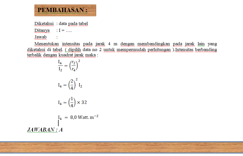 SOAL DAN PEMBAHASAN GELOMBANG BUNYI FISIKA ASYIKKU