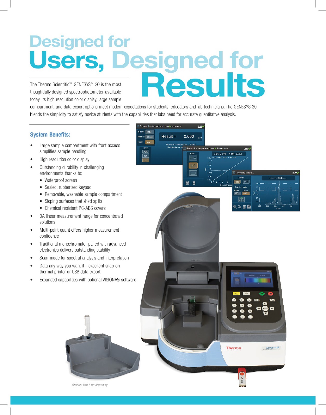Batavialab Solution for Your Lab Spectrophotometer Visible Genesys 30