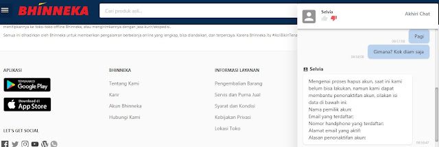 Cara Hapus Akun Bhinneka Mudah Area Tekno