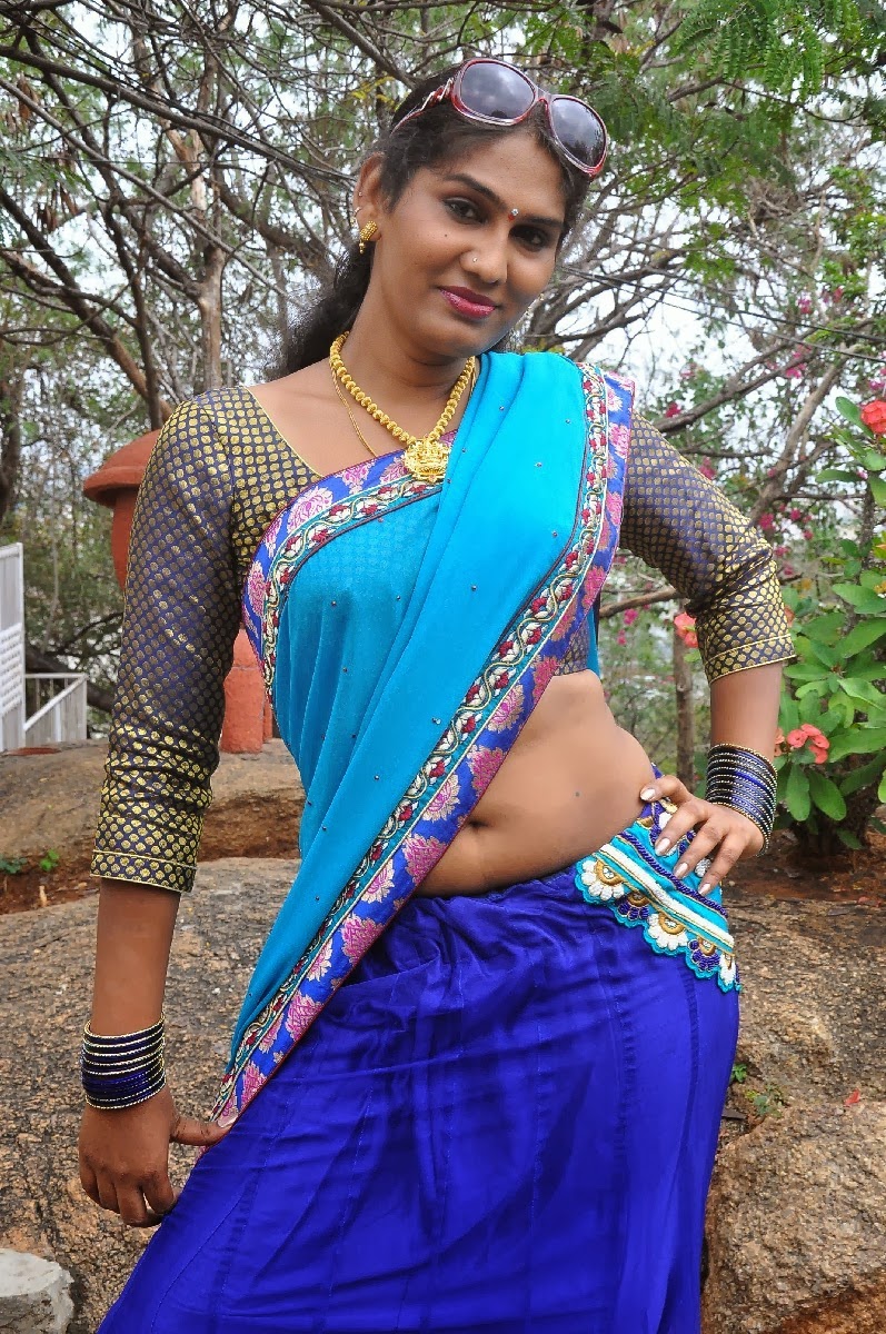 Actress Shyamala Latest Half Saree Photos Actress Saree
