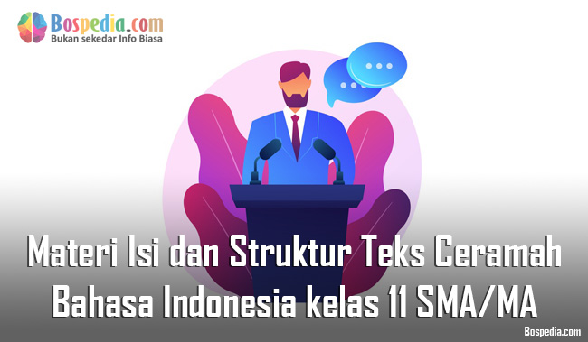 Bagian yang berisi tentang rangkaian argumen pembicara yang berhubungan dengan topik dalam ceramah d