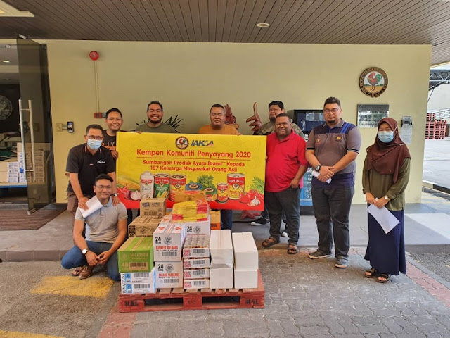 Kempen #AyamBersamaMu Menyokong Orang Asli dengan Makanan Berkhasiat  Ayam Brand & JAKOA Bantu Komuniti di Kampung Orang Asli Teluk Gunung, Pahang