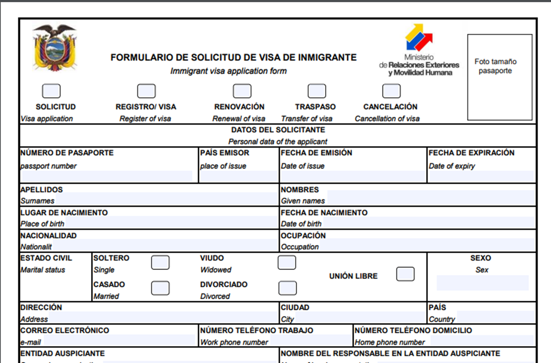 Ecuador aplicara visa a venezolanos