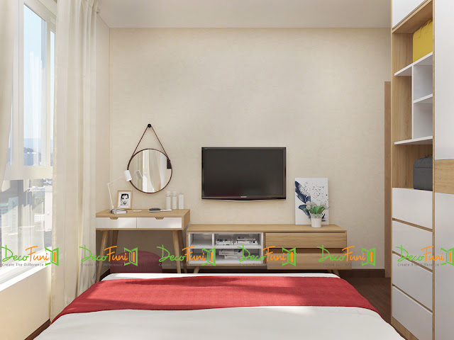 Nội thất phòng Master chung cư 70m2 - 2 phòng ngủ, chung cư Moonlight Residences Nội thất phòng Master chung cư 70m2 - 2 phòng ngủ, chung cư Moonlight Residences