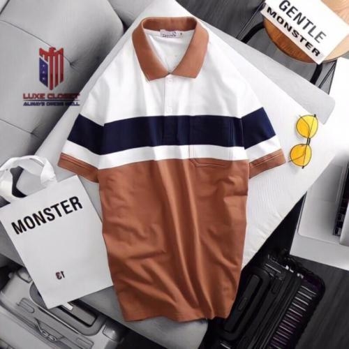 Áo thun nam cổ trụ Áo phông nam cổ bẻ sọc ngang cao cấp Papa phối túi cực đẹp 13 f5d2c08a7 c455 41dd b4c5