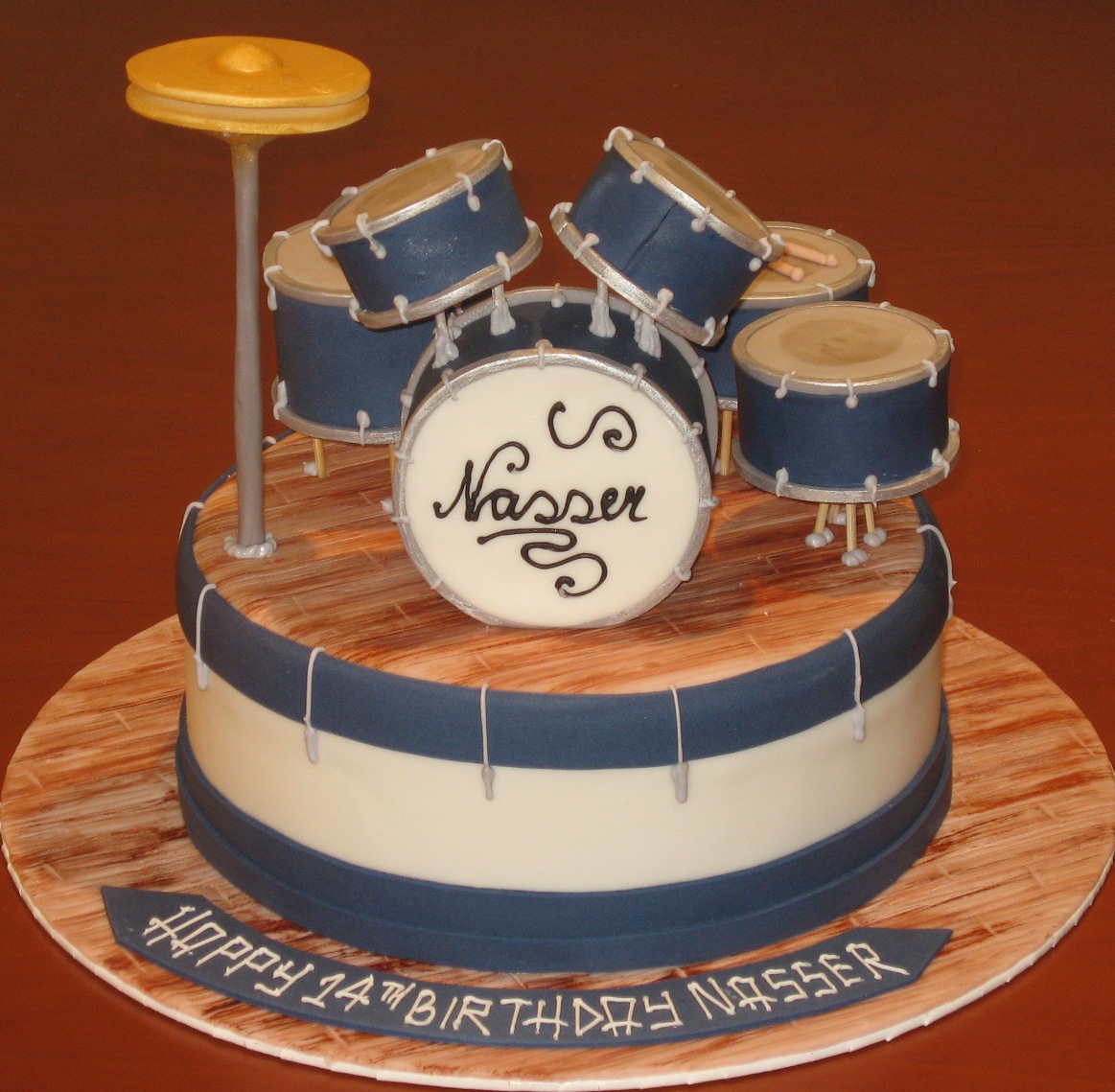 Let Them Eat Cake A set of Drums cake