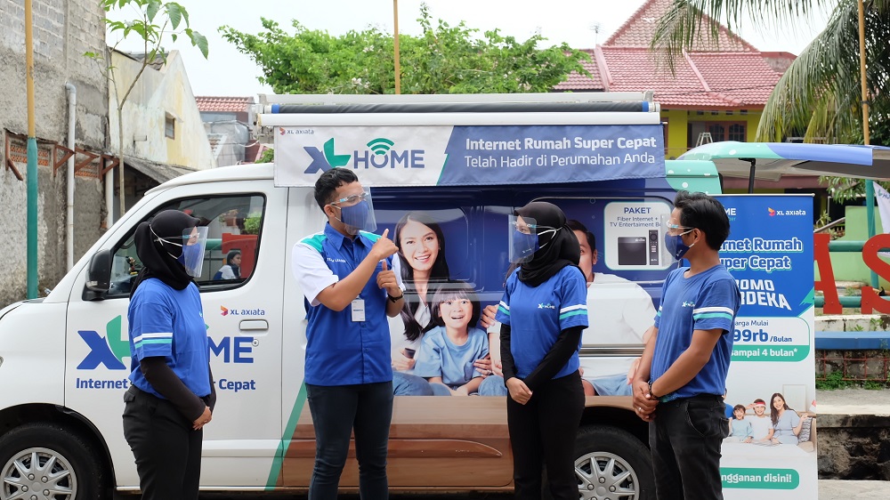 Pengguna Internet Rumah ‘XL Home’ di Bandung Melonjak 200 Persen