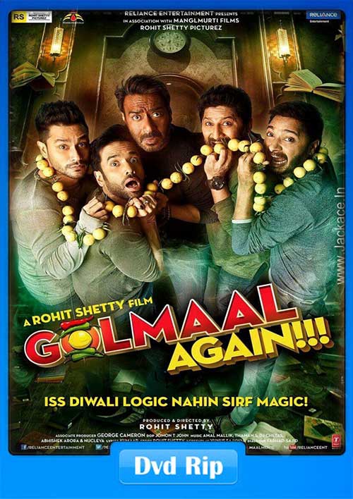 Golmaal Again 2017 Hindi 480p DvDRip 450MB x264