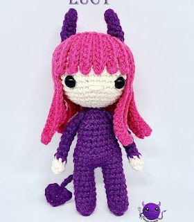 PATRON GRATIS MUÑECA DEMONIO AMIGURUMI 46520 😈