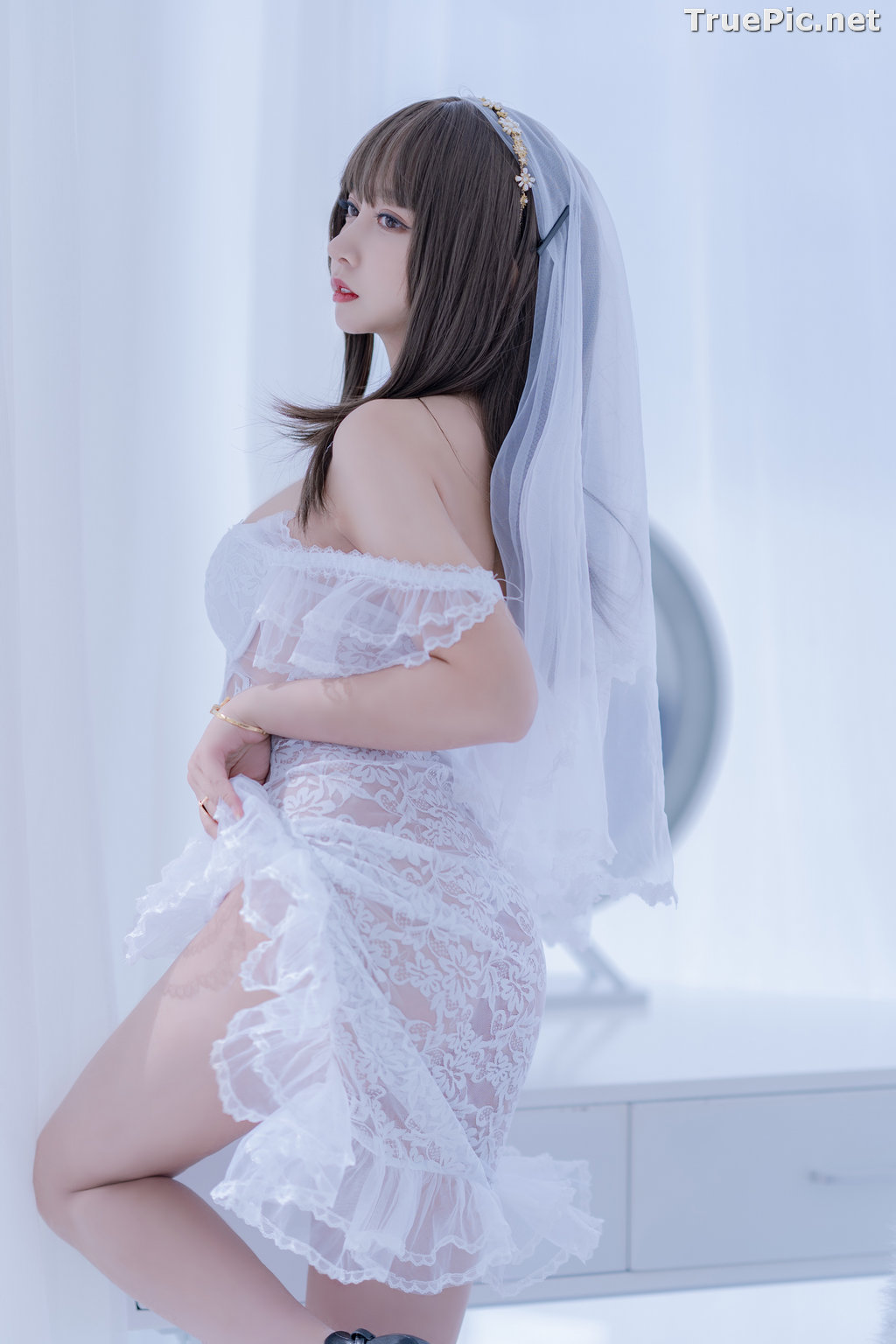 Image Chinese Cosplay Model - 过期米线线喵 (米線線sama) - Beautiful Sexy Bride - TruePic.net - Picture-22