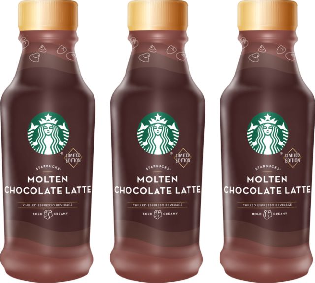 Starbucks Introduces New Molten Chocolate ReadytoDrink Iced Latte