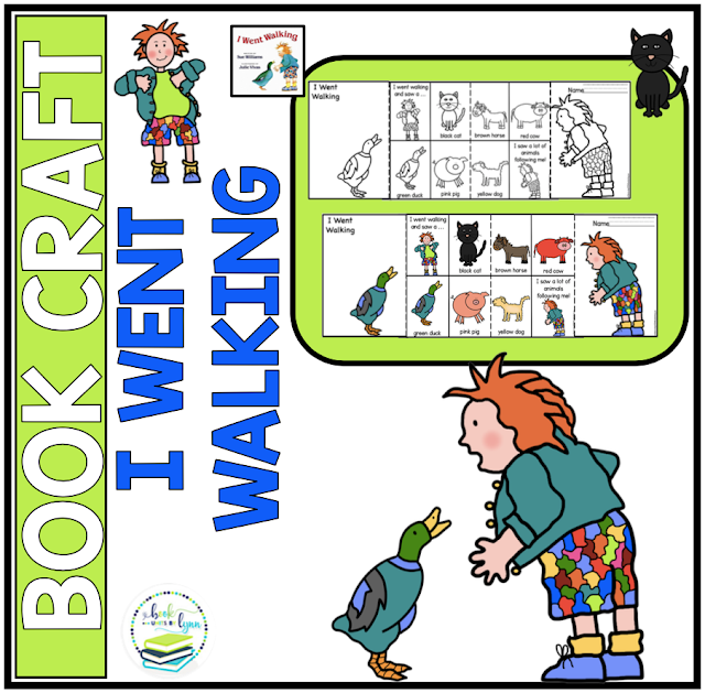 I WENT WALKING BOOK CRAFT Book Units by Lynn