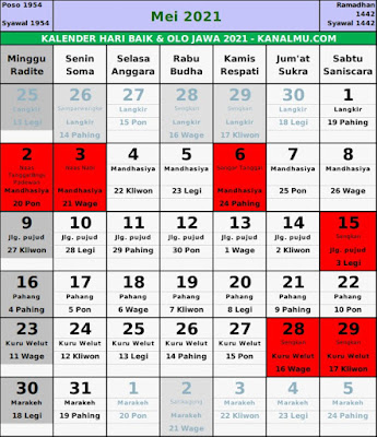 Featured image of post Kalender Bulan Mei Tahun 2021 - Persiapkan masa depan berarti mempersiapkan kesuksesan.