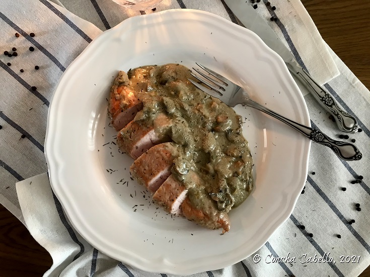 Solomillo al Cabrales con Portobello | El Plato solomillo-cabrales-plato