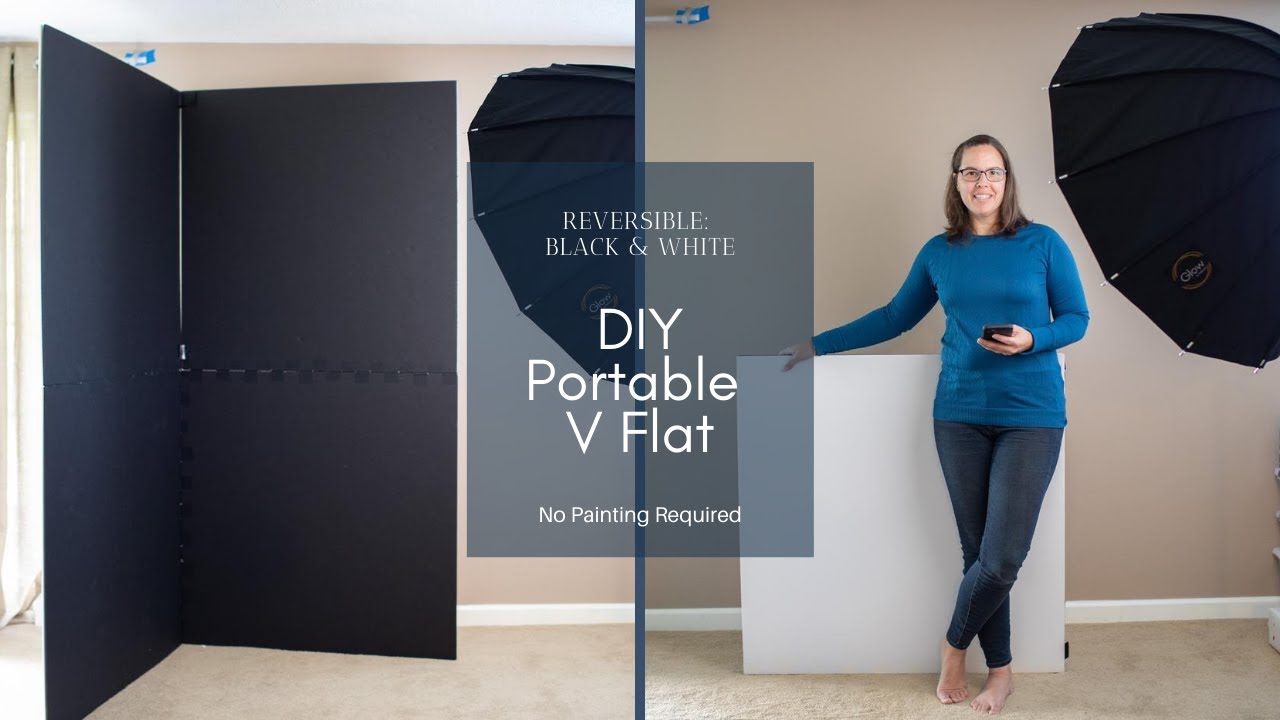 DIY Portable Black and White V Flat, No Painting Necessary Blog