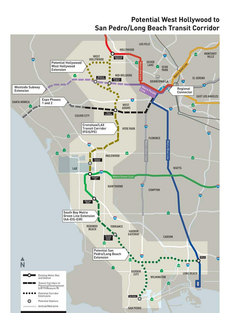 The Pink Line The Crenshaw / LAX Line final document has been released