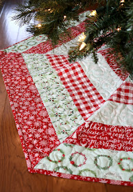 Holly Jolly Christmas Tree Skirt by A Bright Corner