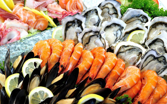 các loại hải sản là thực phẩm giúp tăng ham muốn ở nữ