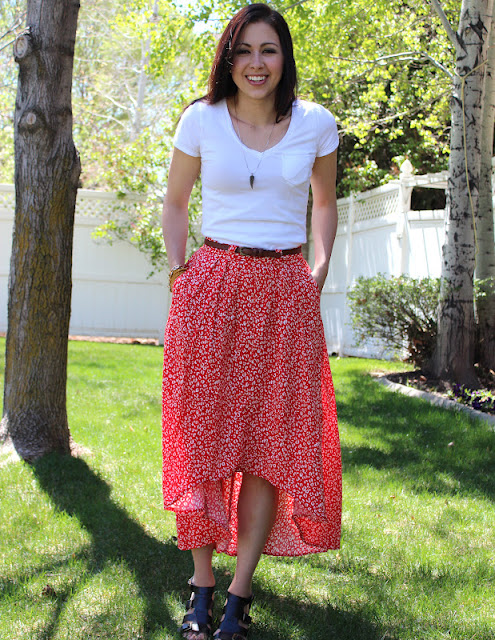 THE SISTERS BLOG: high-low skirt tutorial