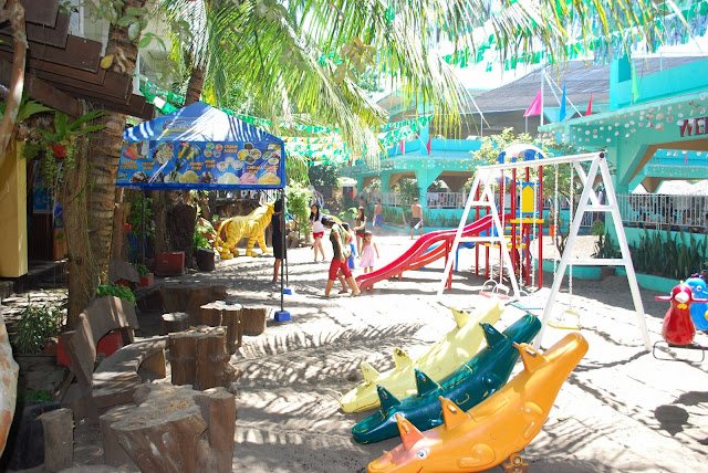 kids playground at Villa del Prado beach resort