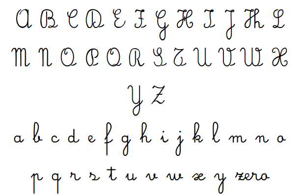 FONT CORSIVO DA SCARICARE GRATUITAMENTE PER UTILIZZARLO NEI TESTI O PER LE  SCHEDE DIDATTICHE ~ BIANCO SUL NERO