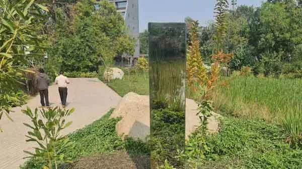 News, National, India, Ahmedabad, Pillar, Park, After appearances across the world, a monolith turns up in Ahmedabad park