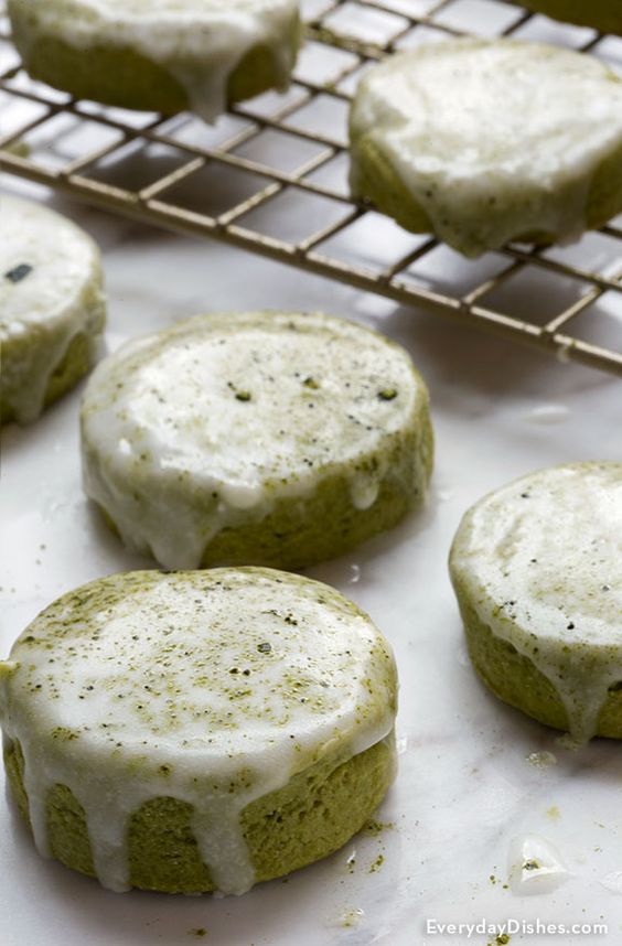 Matcha Green Tea Cookies Recipe Healthy Food Menu