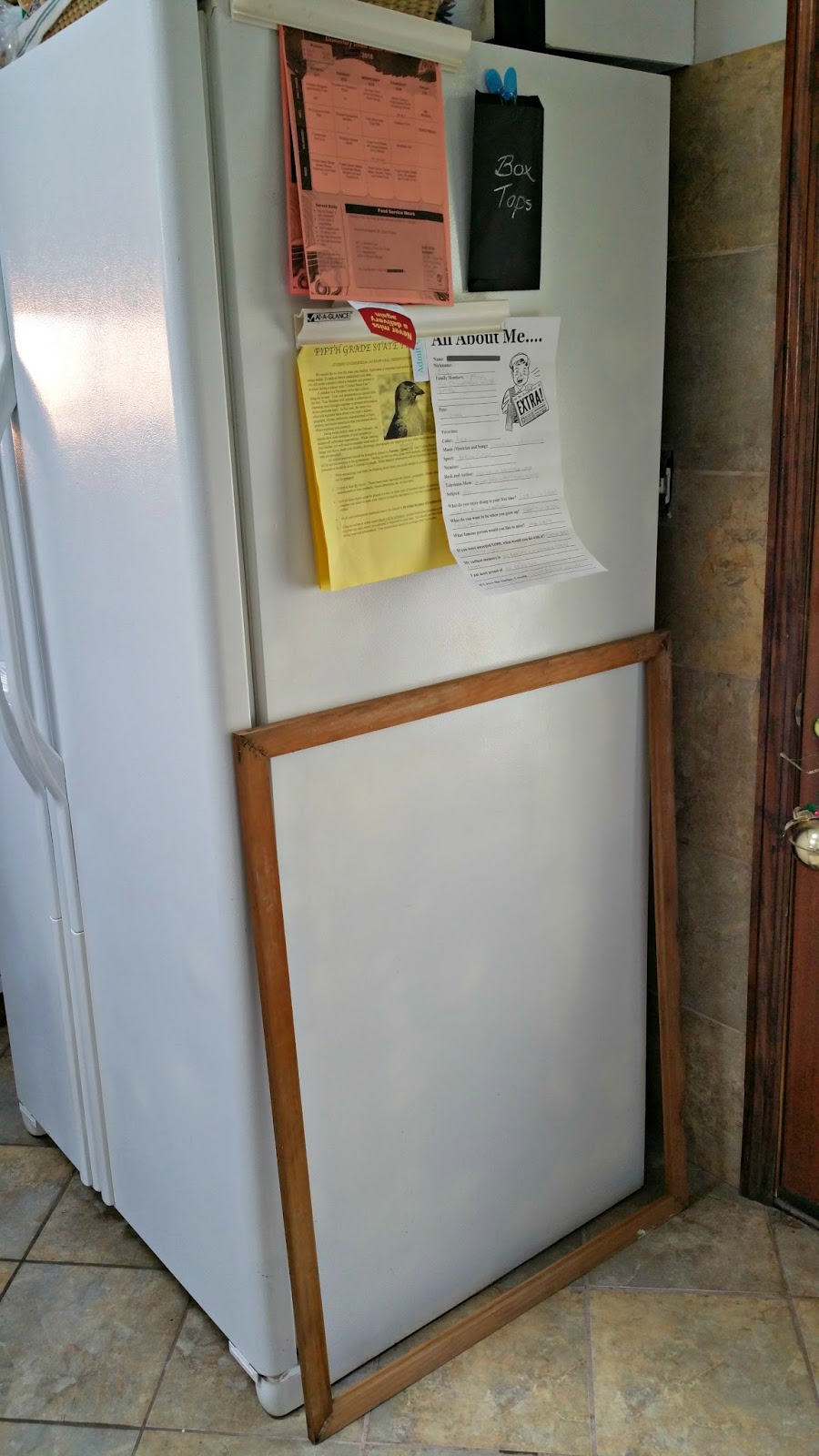 A Refrigerator Cover Up Redo It Yourself Inspirations A