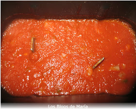 Salsa de Tomate frito en Panificadora
