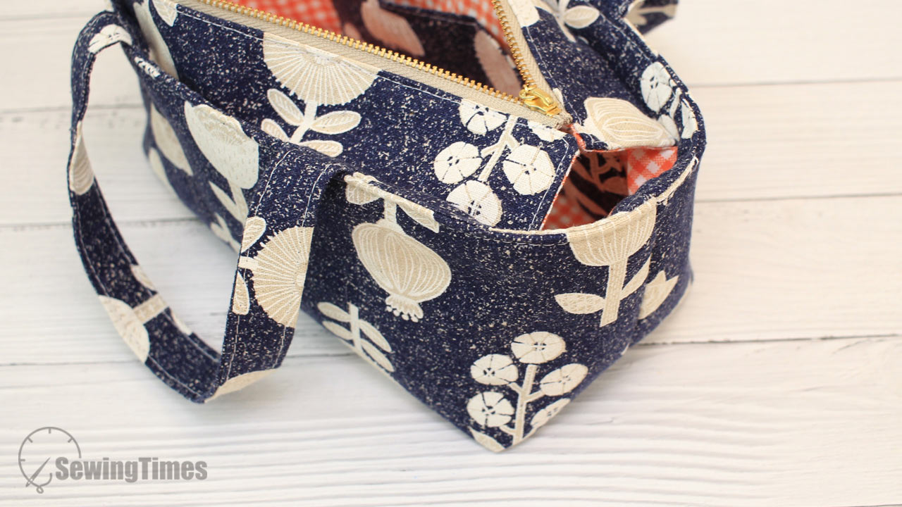 Recessed zipper Bag Tutorial