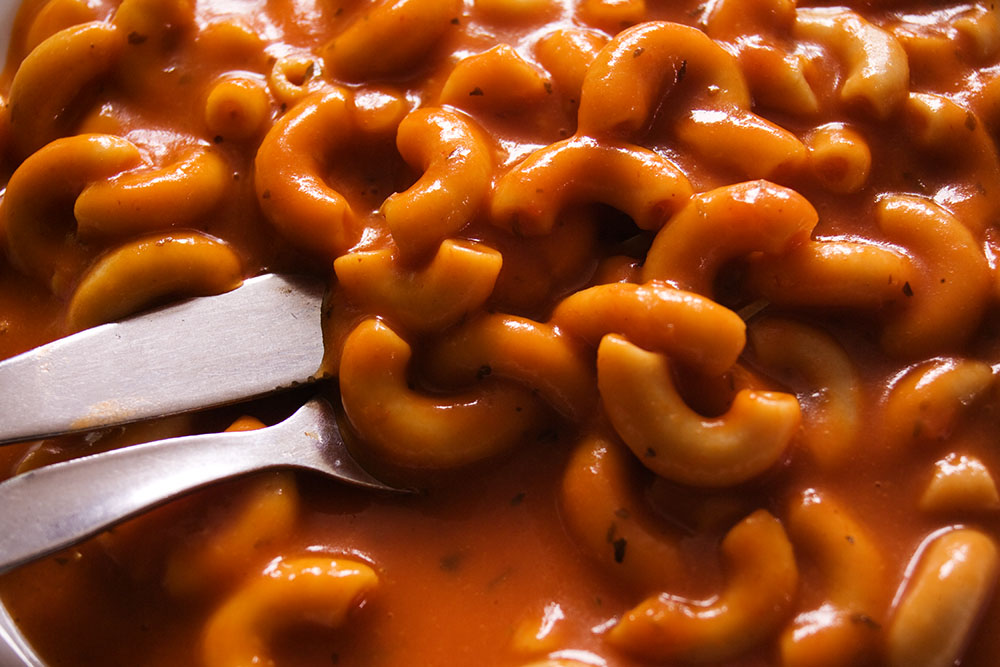 Women and Dreams MRE Menu 12 Elbow Macaroni in Tomato Sauce