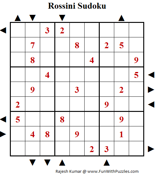 Rossini Sudoku (Fun With Sudoku #145)