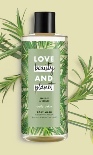 Love Beauty & Planet Tea Tree & Vetiver Body Wash For Back Acne