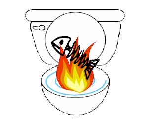 Riba se peče u wc šolji Riba se peče u wc šolji