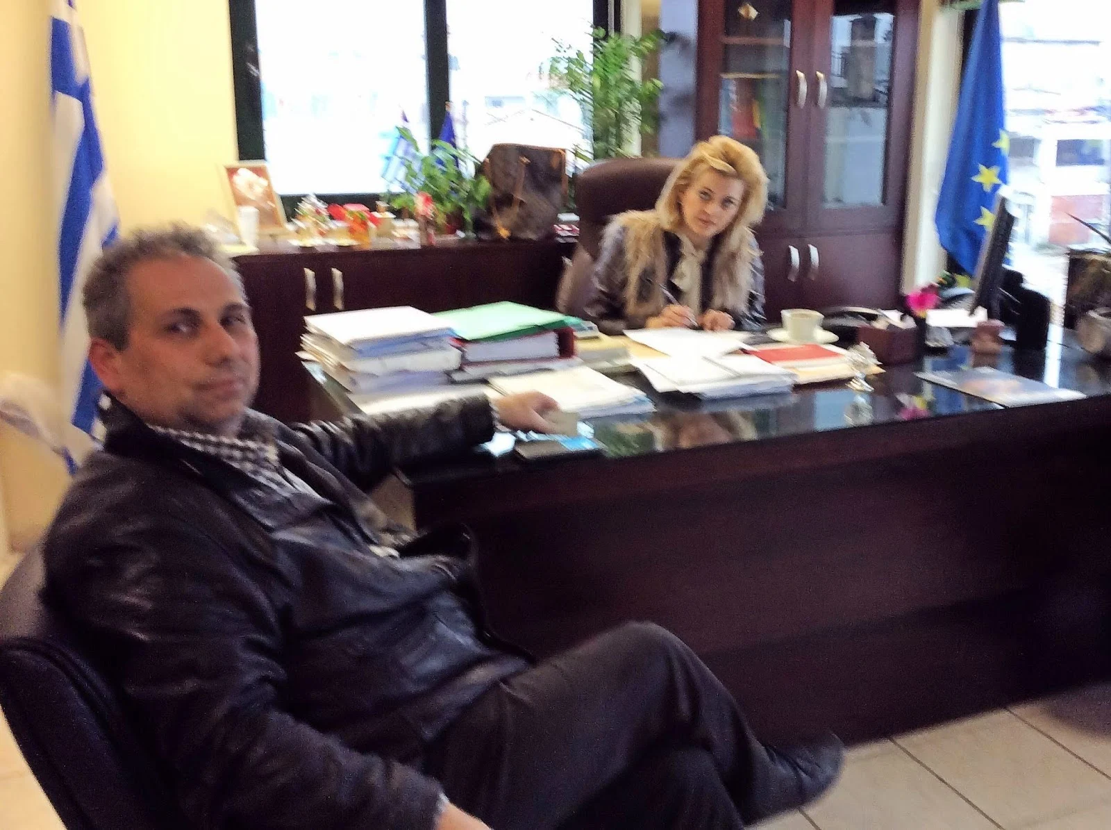 Ιστιαία: Συνάντηση δημάρχου με τον πρόεδρο του ΚΤΕΛ Εύβοιας