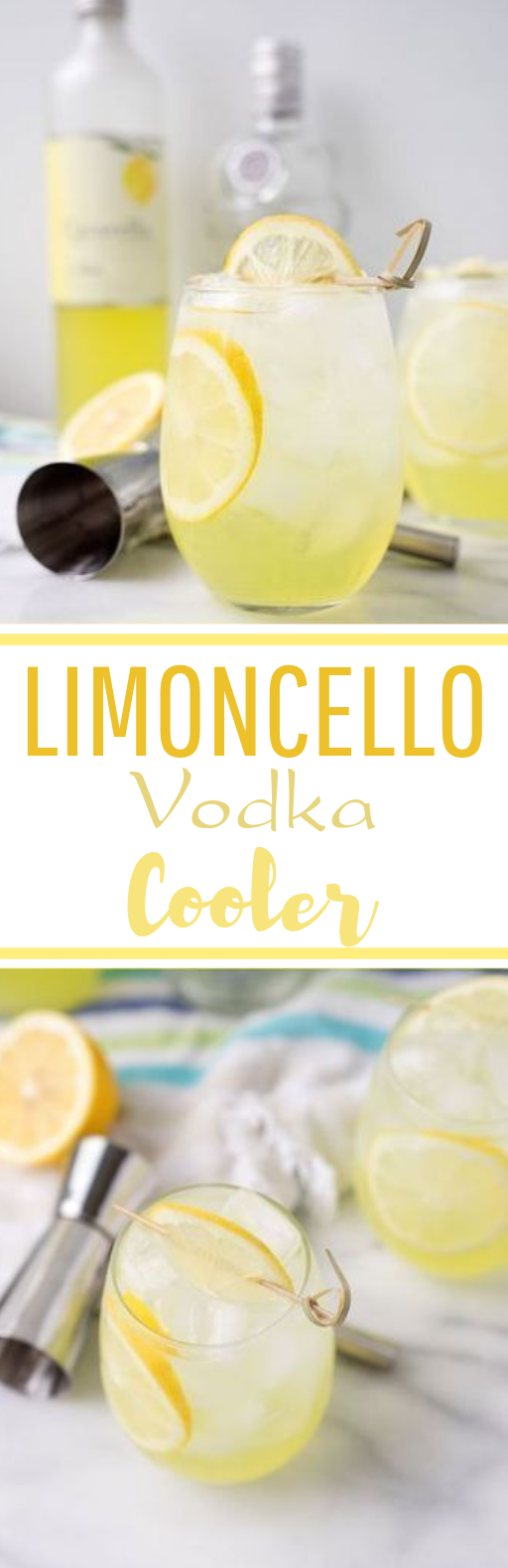 Limoncello Vodka Cooler cocktails summer