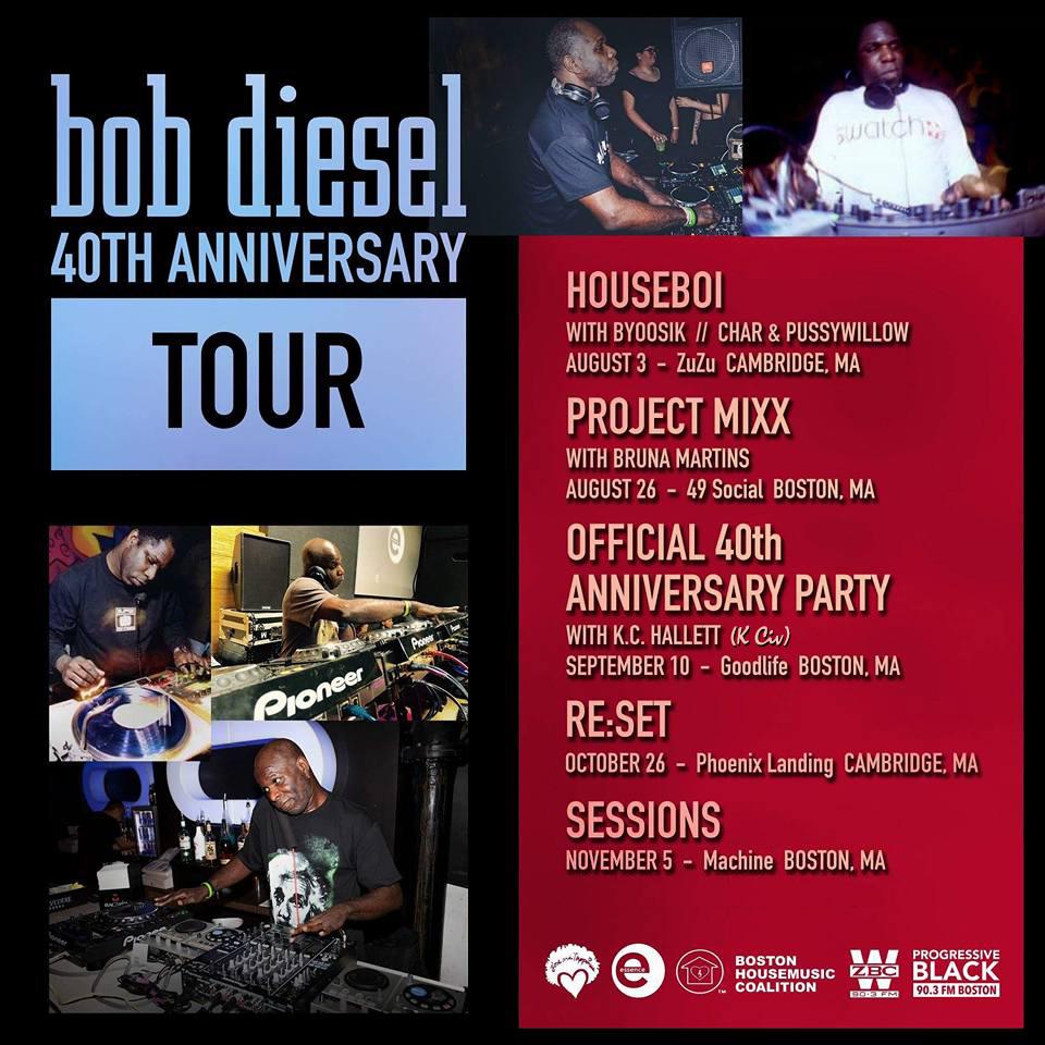 K Civ Studio Bob Diesel's Official 40th Anniversary Tour Party Saturday September 10, 2016