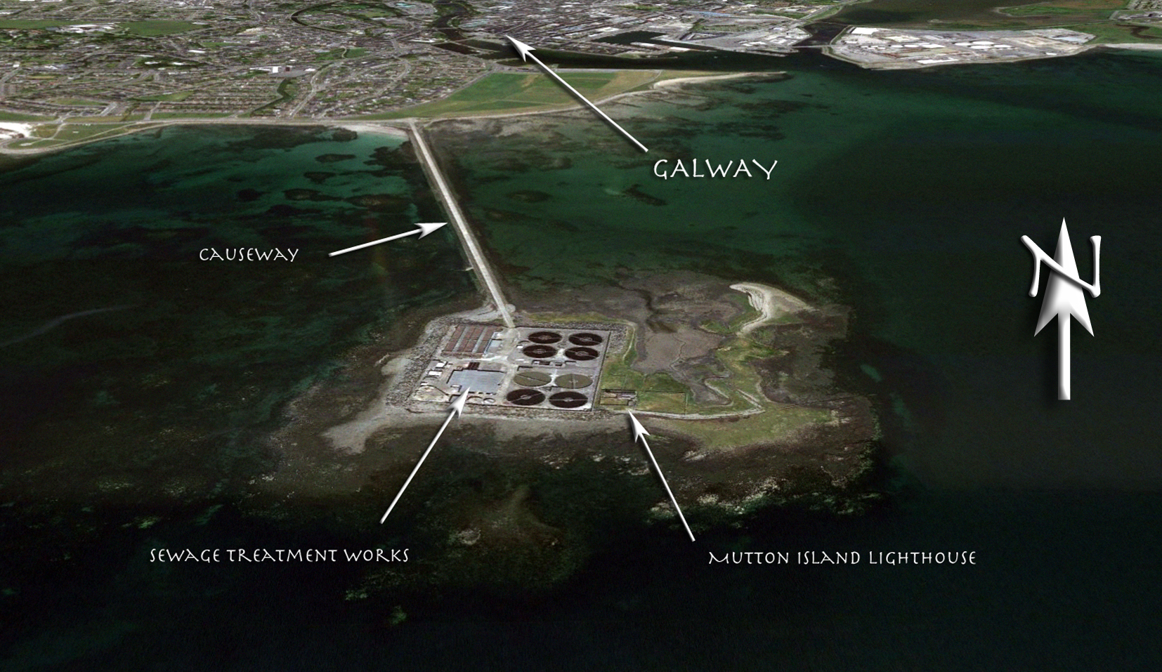 WINDSONG MUTTON ISLAND LIGHTHOUSE, GALWAY BAY