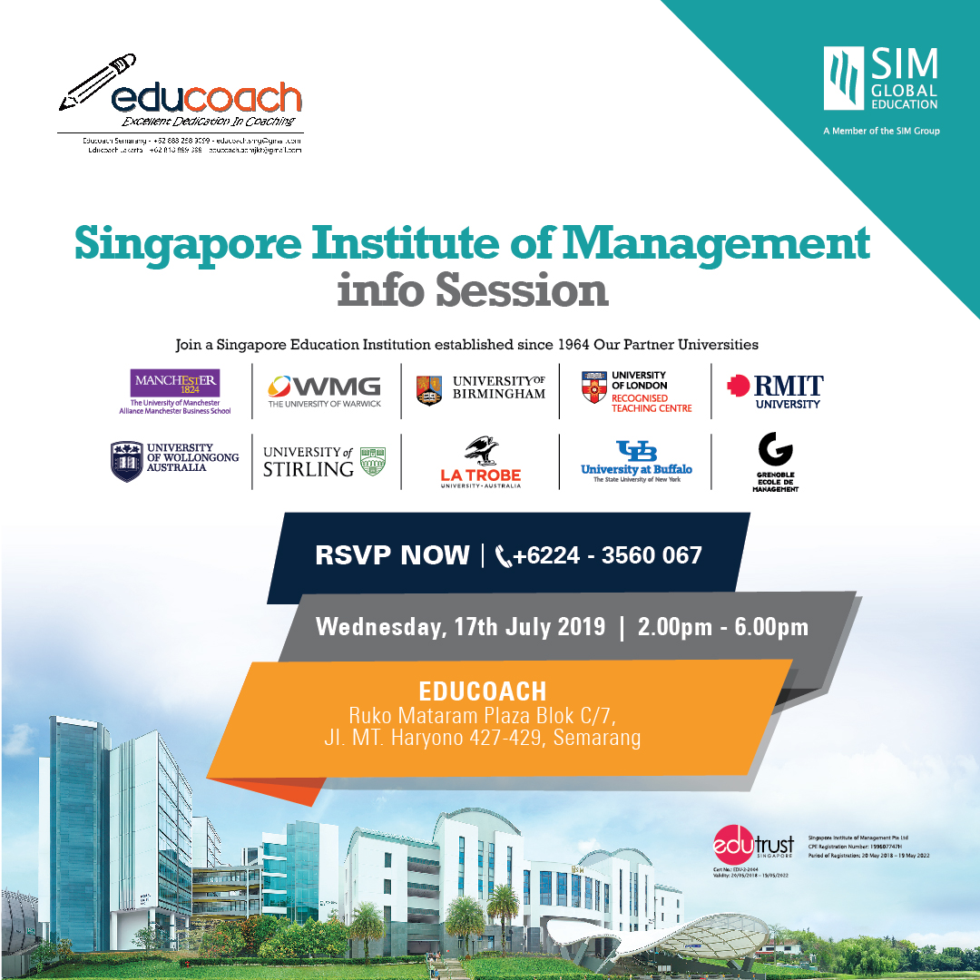 SIM Info Session | July, 17th 2019 | Educoach Indonesia Semarang